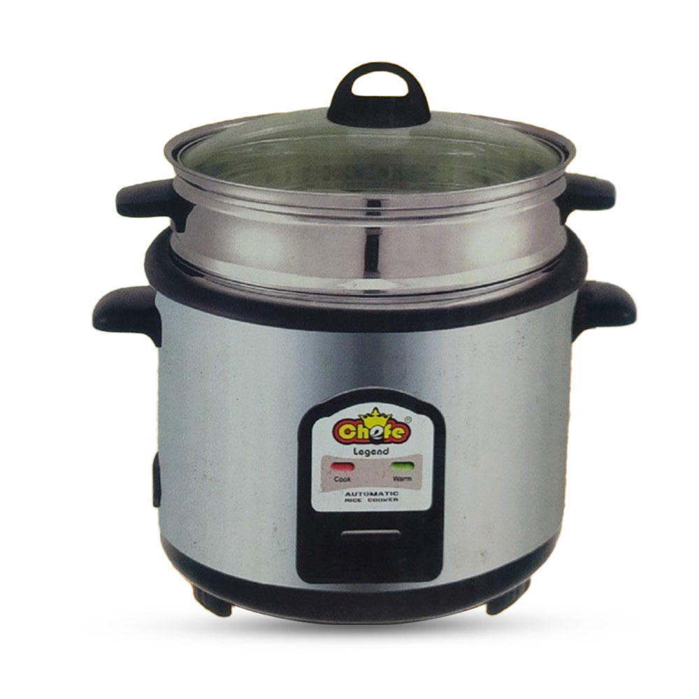CHEFE HAWKINS LEGEND DOUBLE POT RICE COOKER- 1    8 LTR