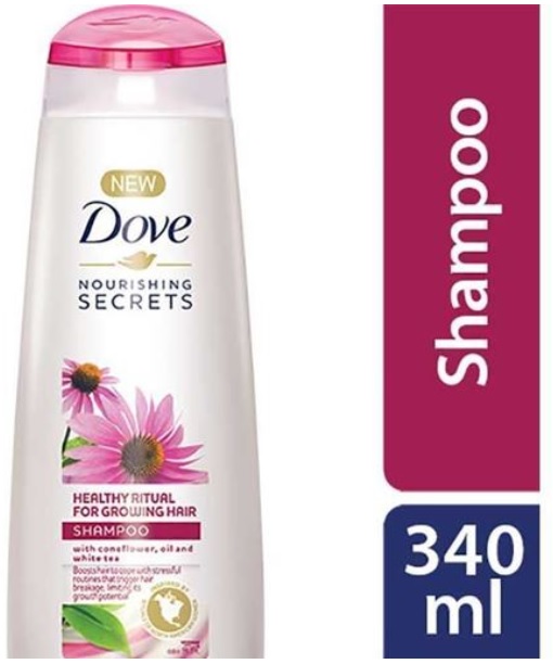 Dove Healthy RGrowing HShampoo - 340ml